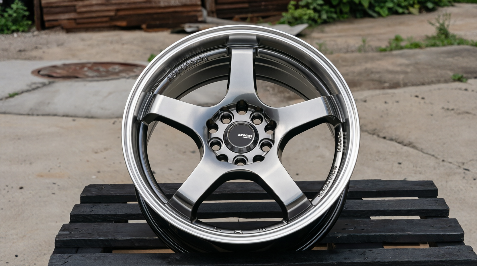 NEW! Комплект Style Advan GT R16 7.0j ET38 5*100/5*114.3 (E065)