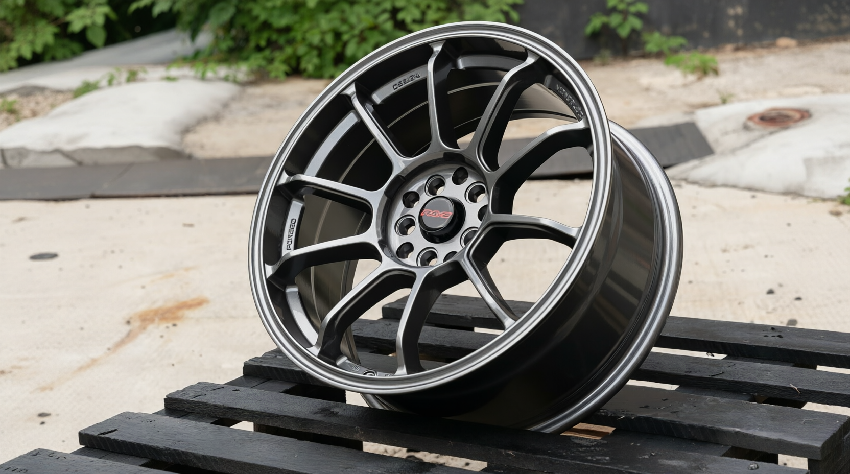 NEW! Диповые Volk Racing ZE40 R17 7.5jj ET+32 5*100/114.3 (D212)