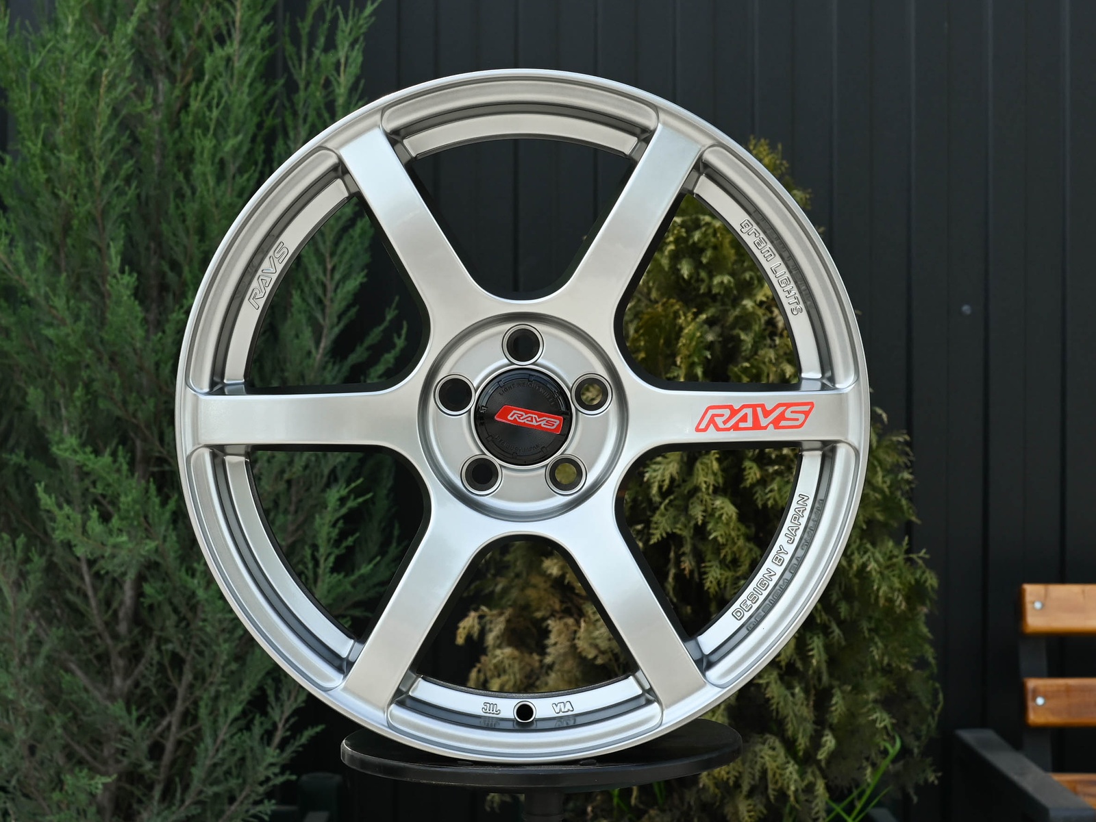 R17 Taigiro F203 7.5J ET40 5*100 Темный хром