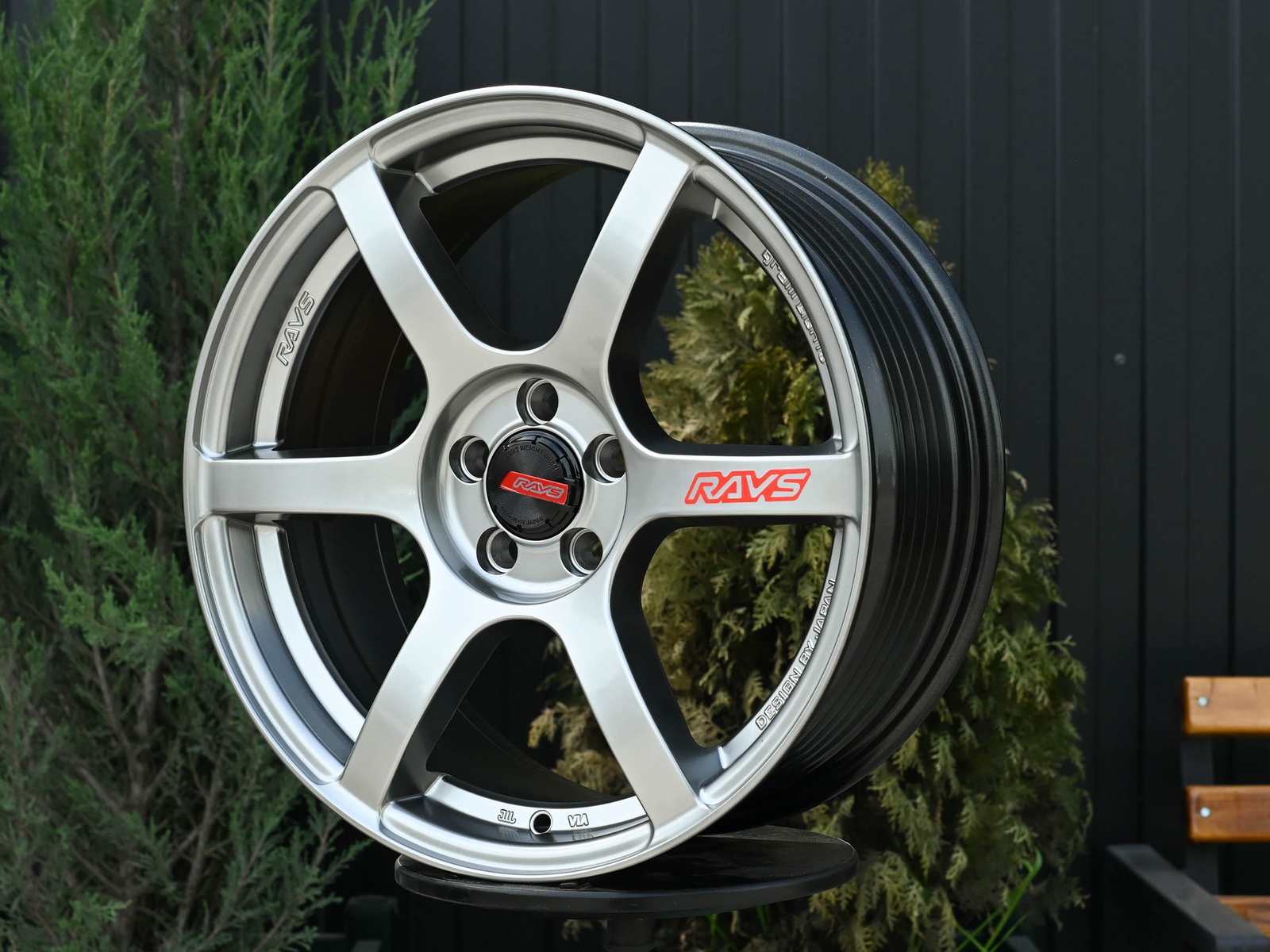 R17 Taigiro F203 7.5J ET40 5*100 Темный хром