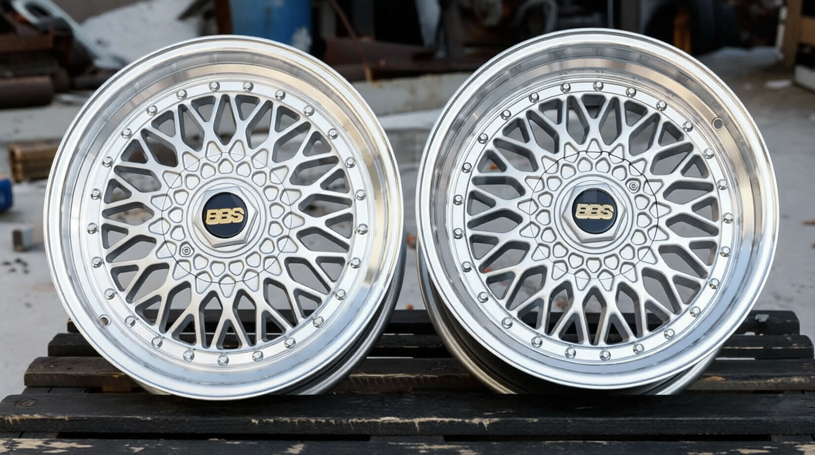 NEW! Комплект BBS RS R17 7.5/8.5J ET30 5*114.3 / 5*100 (F135 F136) NN