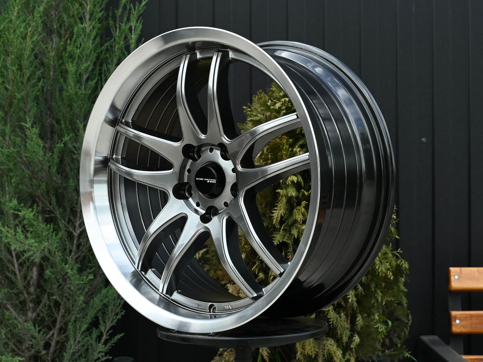 R18 Work Emotion CR2P Стиль 8.5J ET30 5*114.3 Темный хром