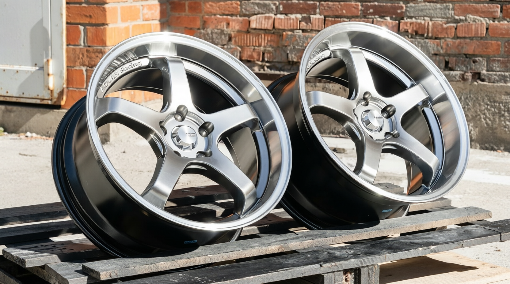 NEW! Style Advan GT R18 8.0/9.0j ET38/35 5*114.3 (E067 E068) NN