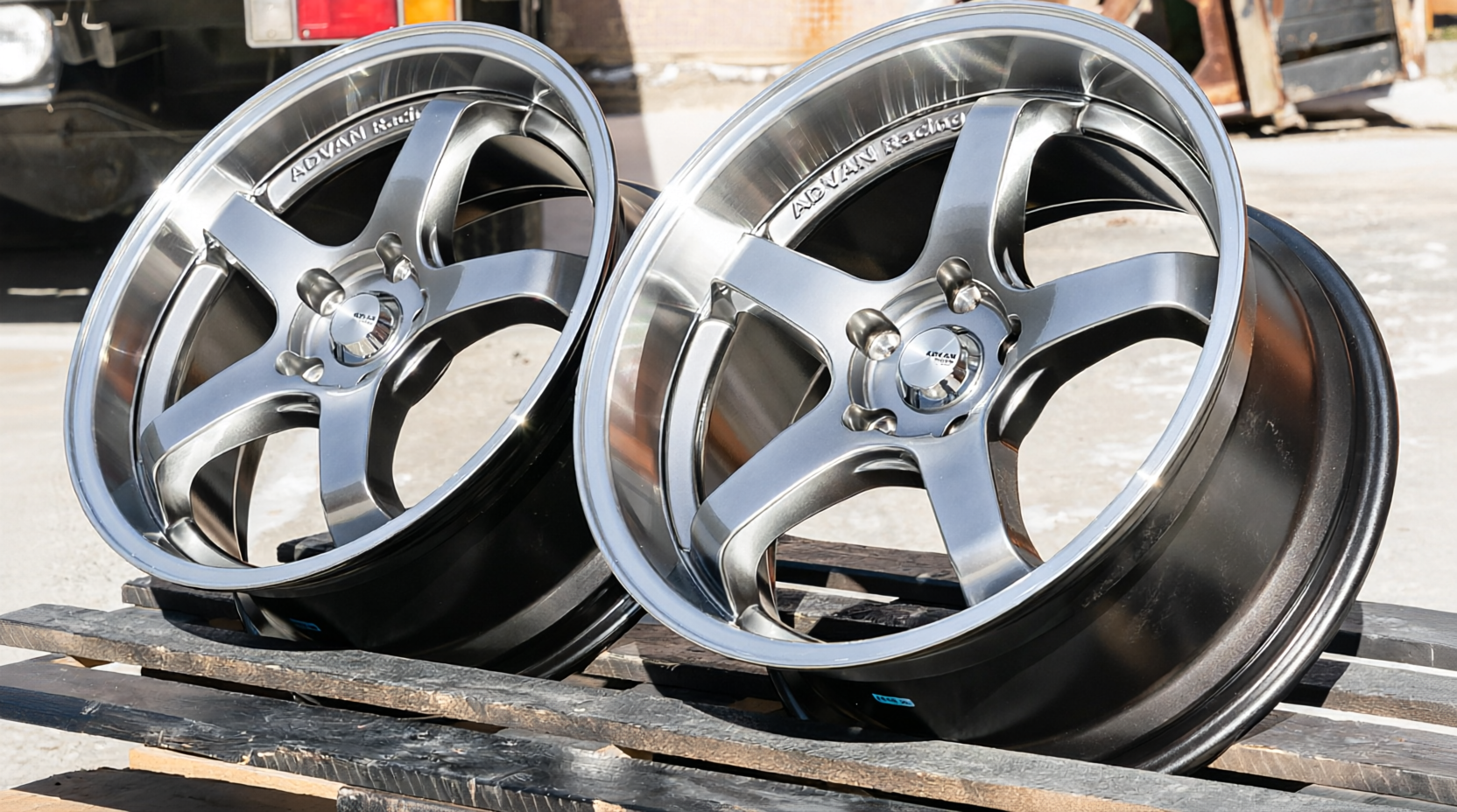 NEW! Style Advan GT R18 8.0/9.0j ET38/35 5*114.3 (E067 E068) NN