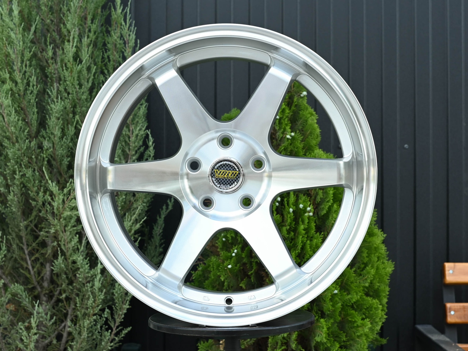 R18 Volk Racing TE37SL Стиль 8.0J ET40 5*114.3 Серебро ФЗ