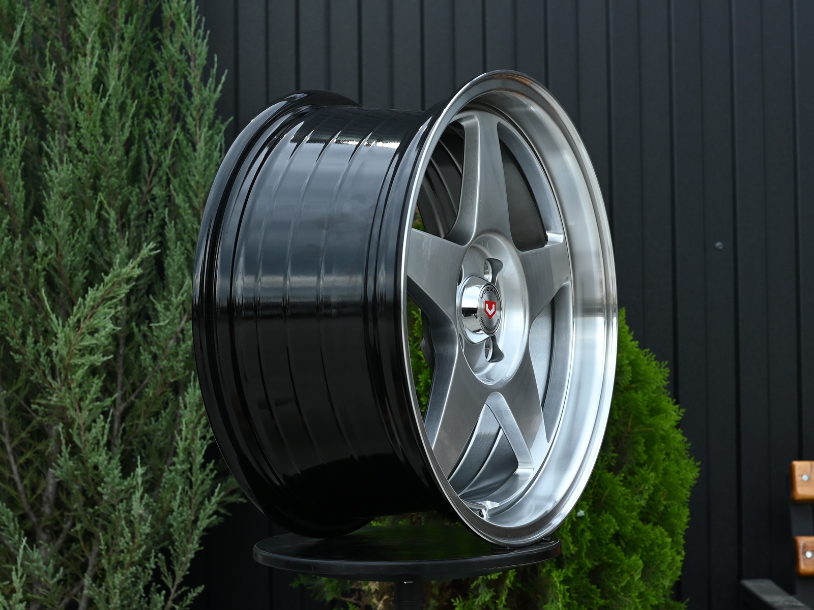 R15 Taigiro EVO 7.0 ET30 4*100 Темный хром