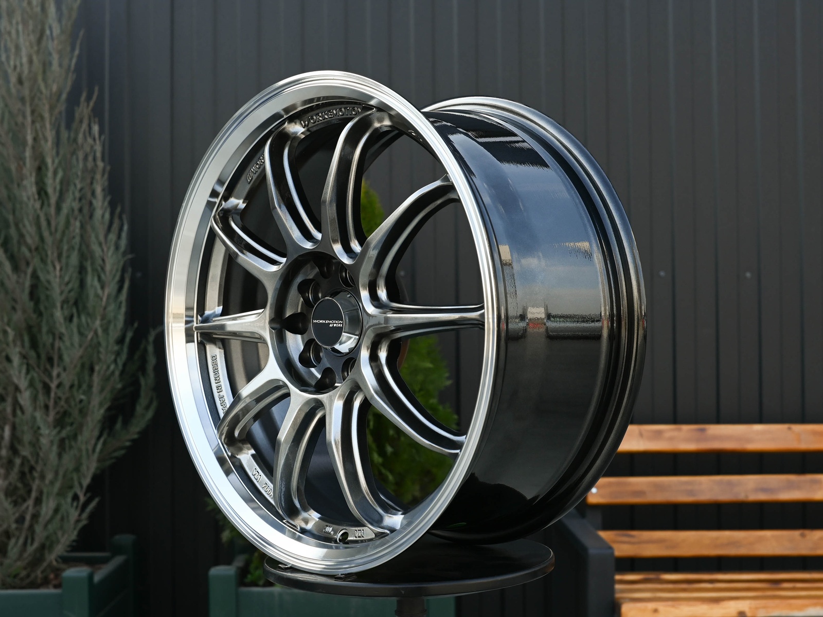 R17 Work Emotion ZR10 Стиль 7.5J ET40 5*100/114.3 Темный хром