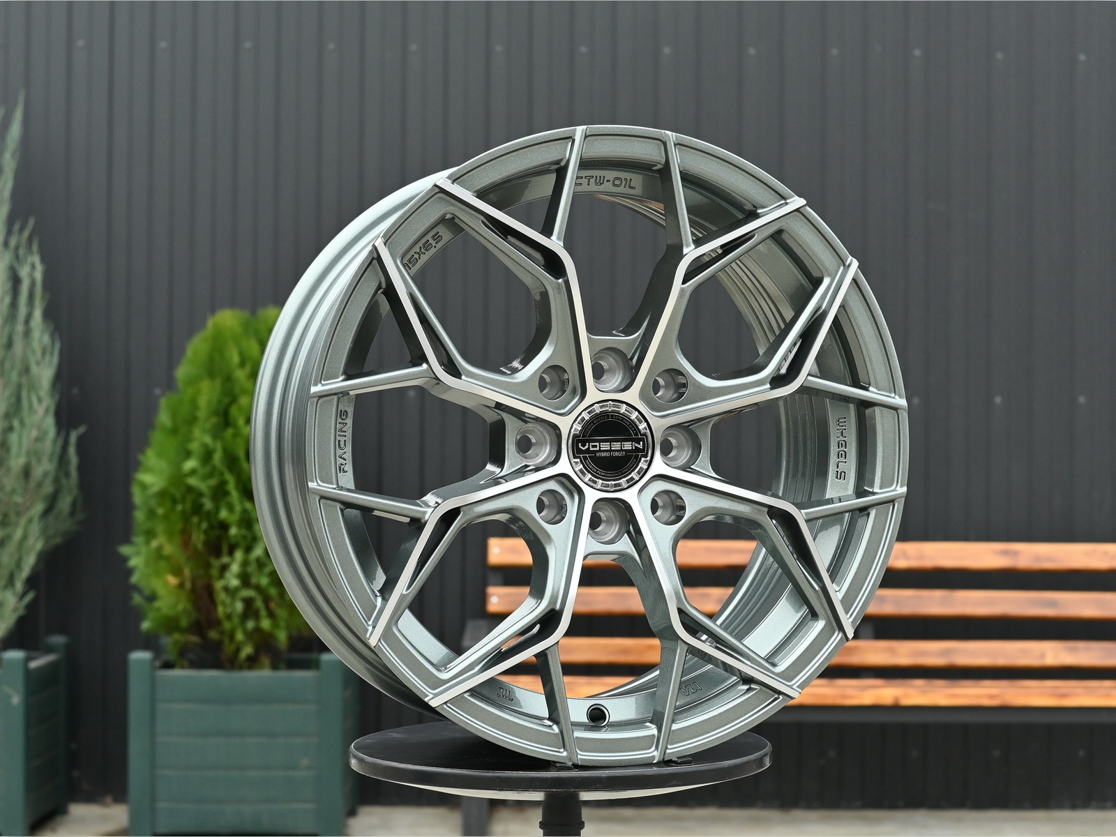 R15 RGW 07 6.5J ET38 4*100/114.3 Глянцевый Графит ФЗ