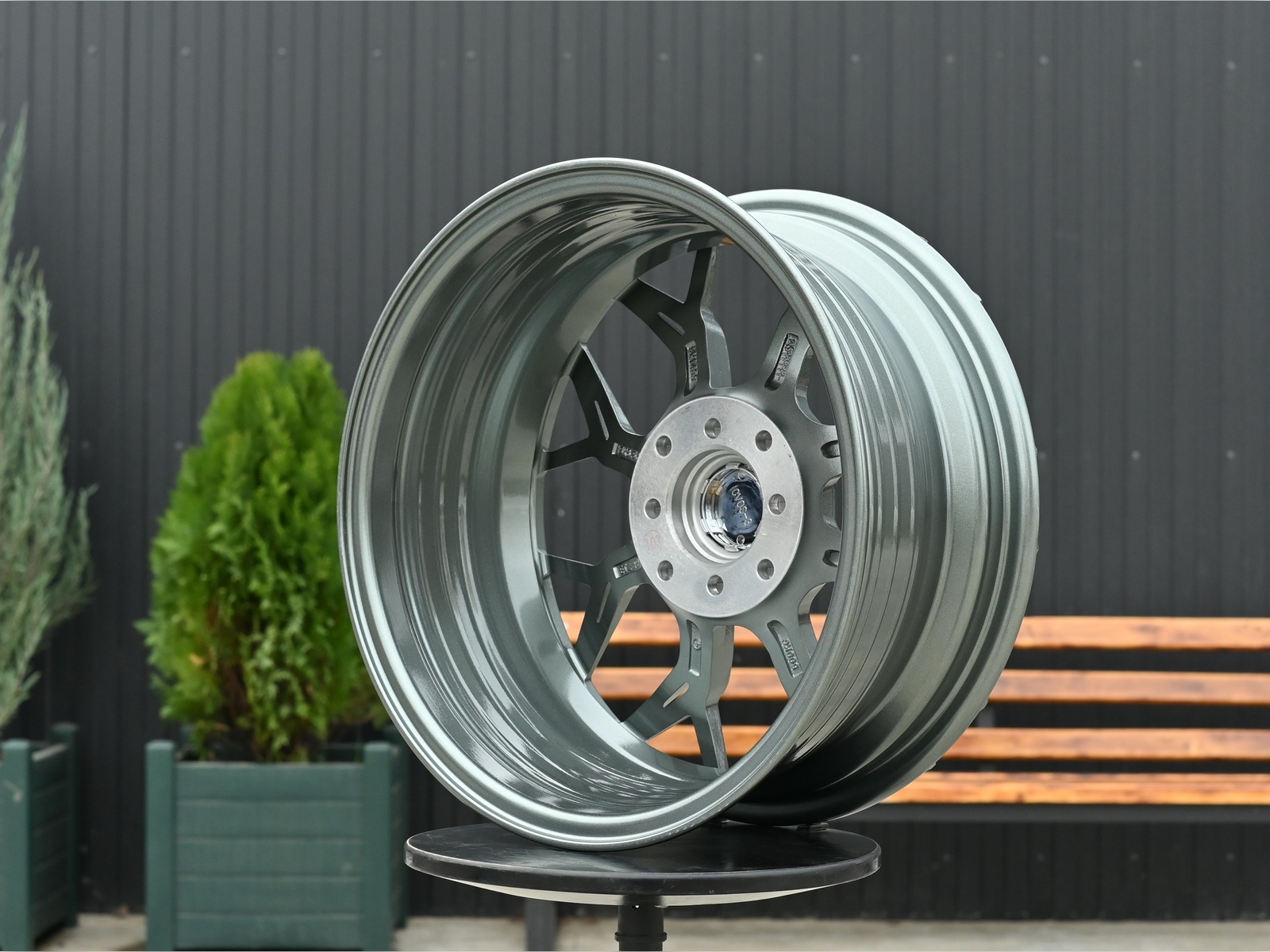 R15 RGW 07 6.5J ET38 4*100/114.3 Глянцевый Графит ФЗ
