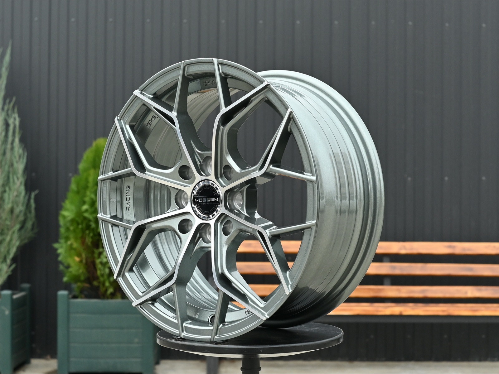 R15 RGW 07 6.5J ET38 4*100/114.3 Глянцевый Графит ФЗ