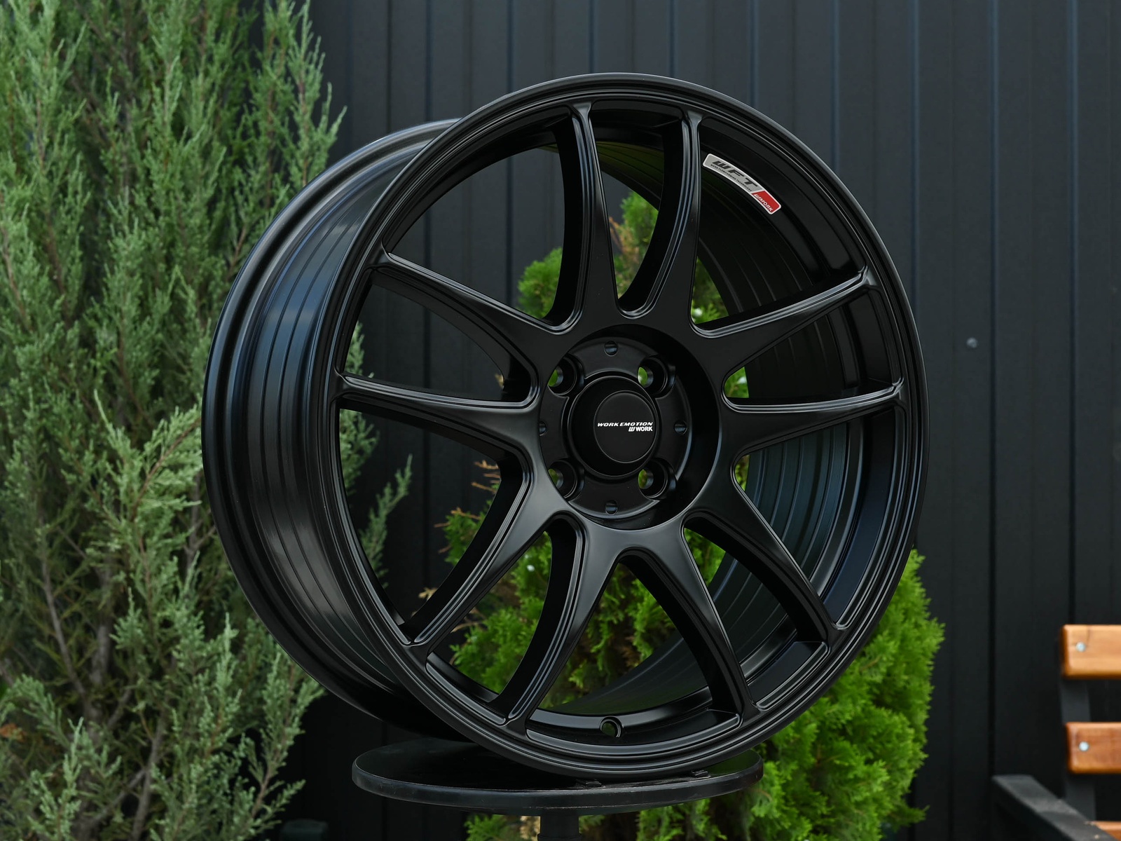 R17 Work CR-Kai Стиль 7.5J ET40 4*100 Мат черный