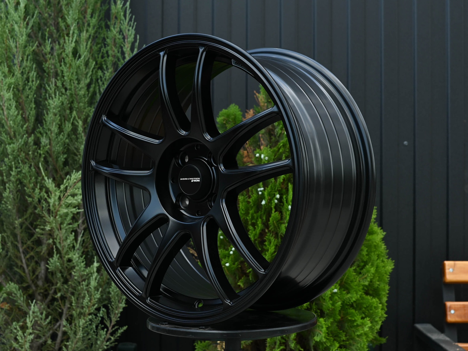 R17 Work CR-Kai Стиль 7.5J ET40 4*100 Мат черный