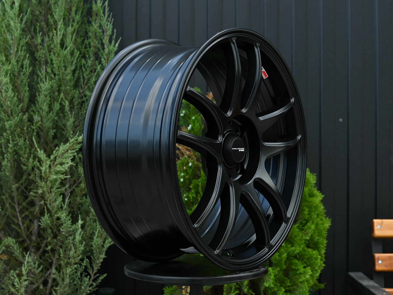 R17 Work CR-Kai Стиль 7.5J ET40 4*100 Мат черный