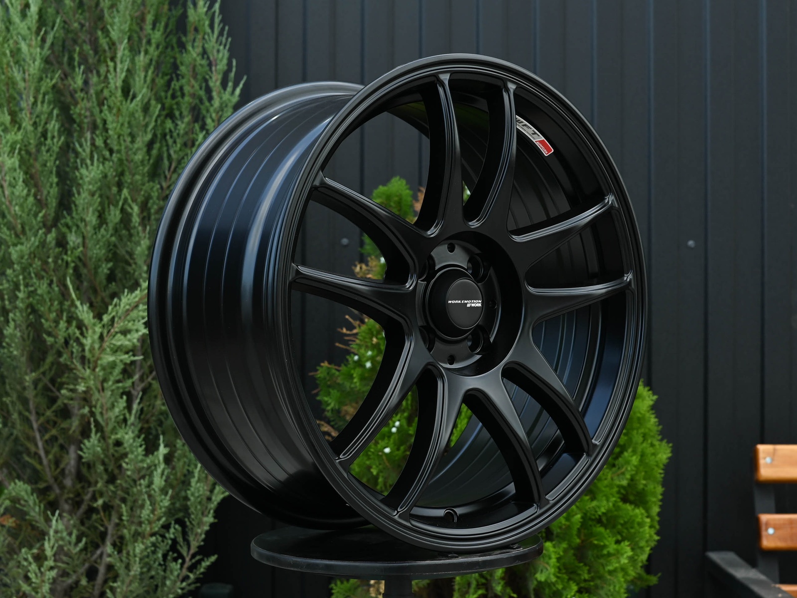 R17 Work CR-Kai Стиль 7.5J ET40 4*100 Мат черный