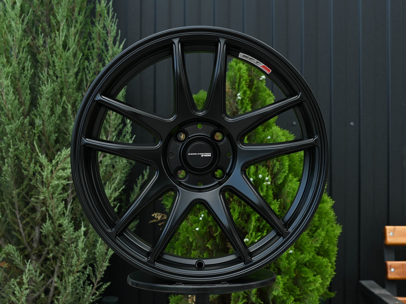 R17 Work CR-Kai Стиль 7.5J ET40 4*100 Мат черный