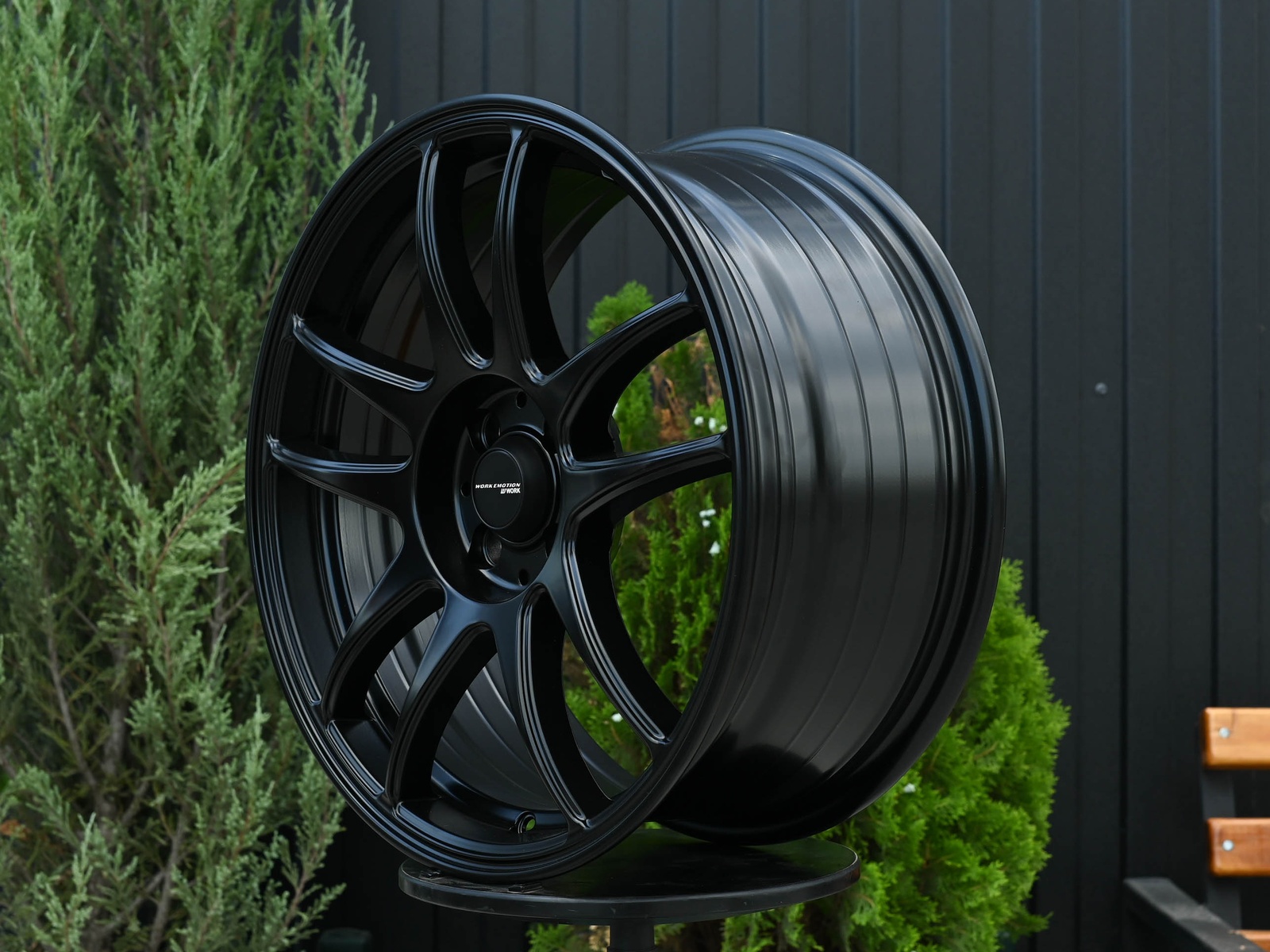 R17 Work CR-Kai Стиль 7.5J ET40 4*100 Мат черный