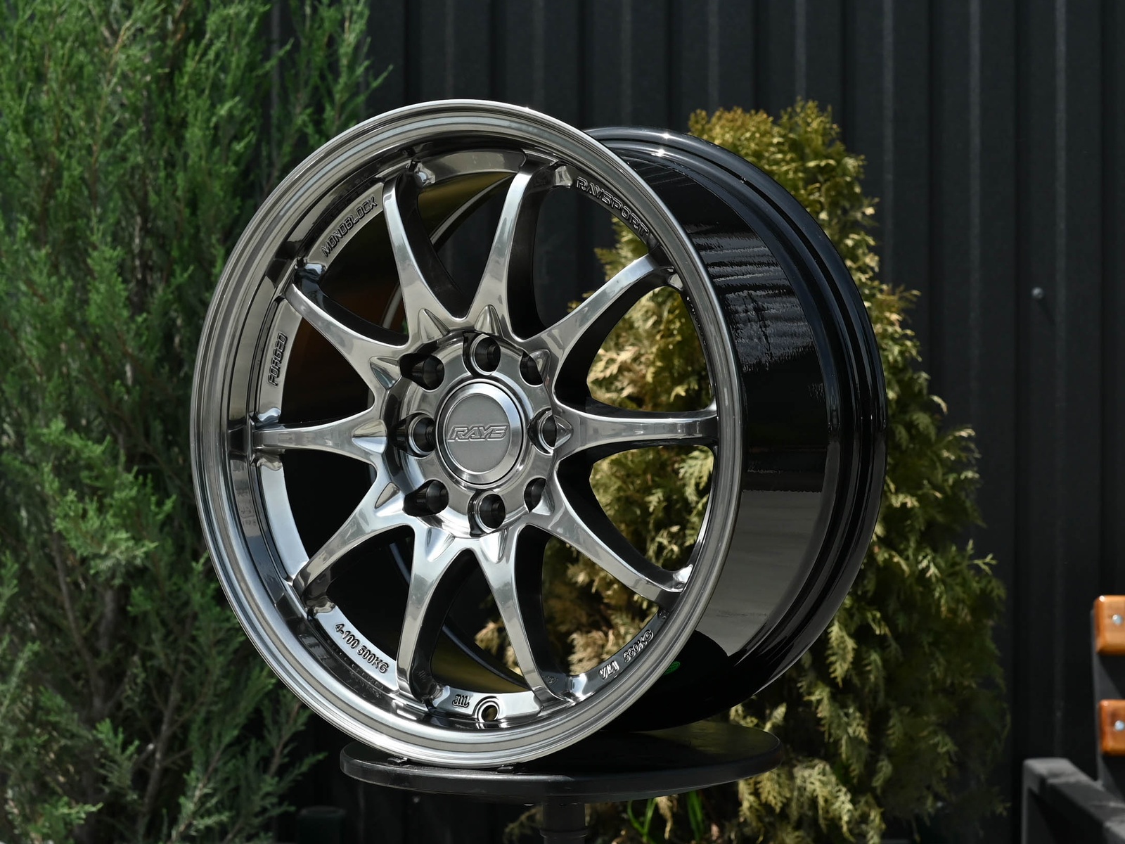 R15 Taigiro 1317 7.0J ET35 4*100/114.3 Темный хром
