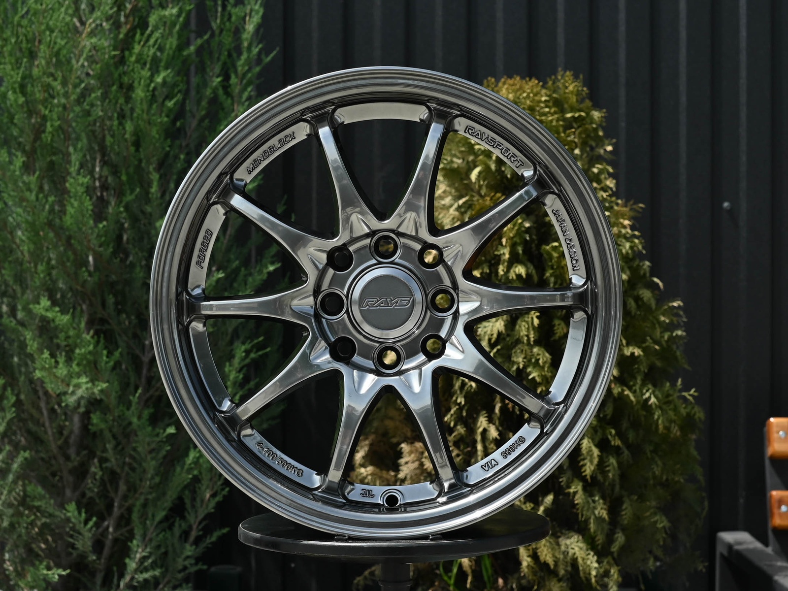 R15 Taigiro 1317 7.0J ET35 4*100/114.3 Темный хром