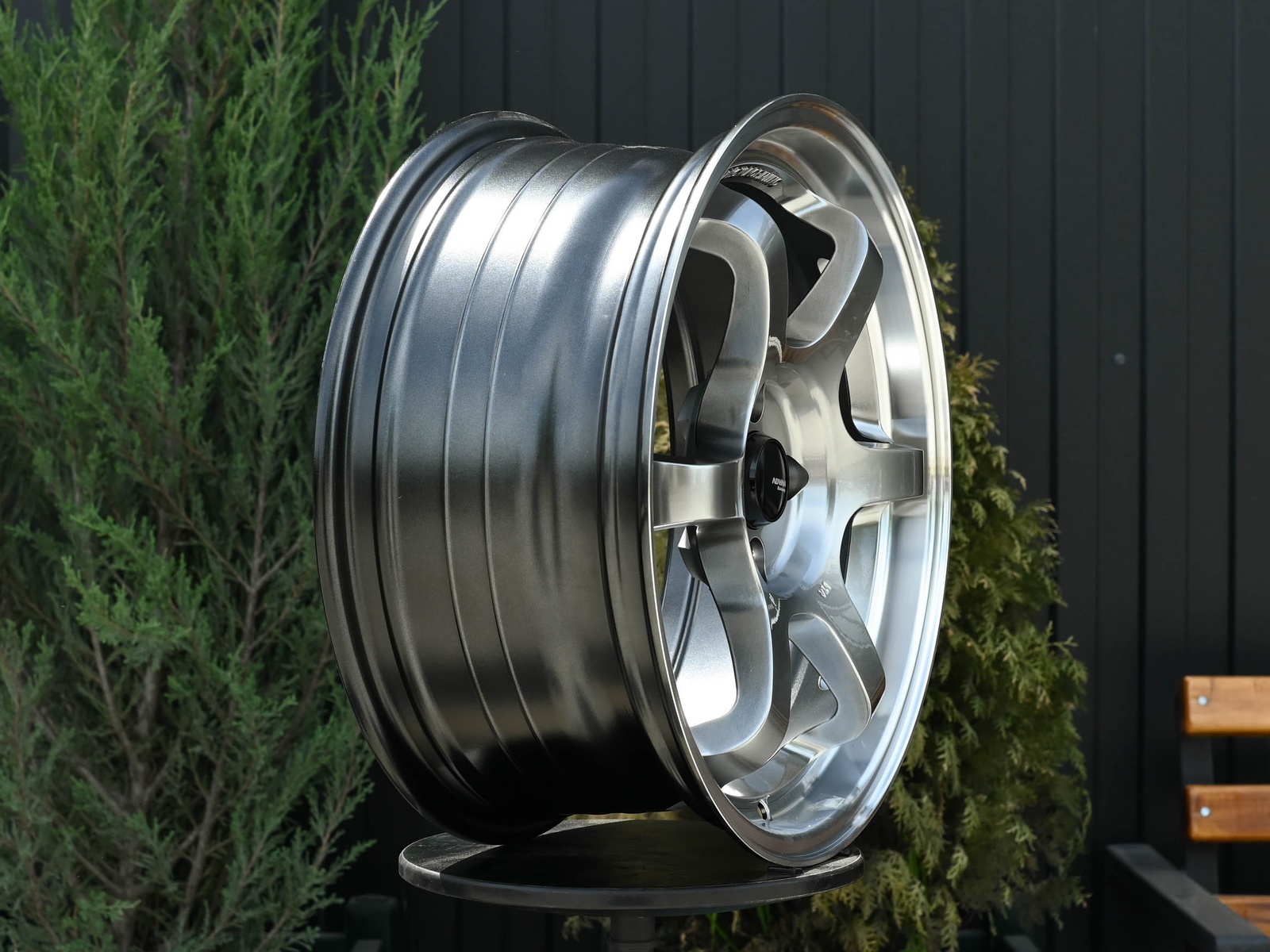 R17 Advan RG2 Стиль 7.5J ET38 4*100 Темный хром