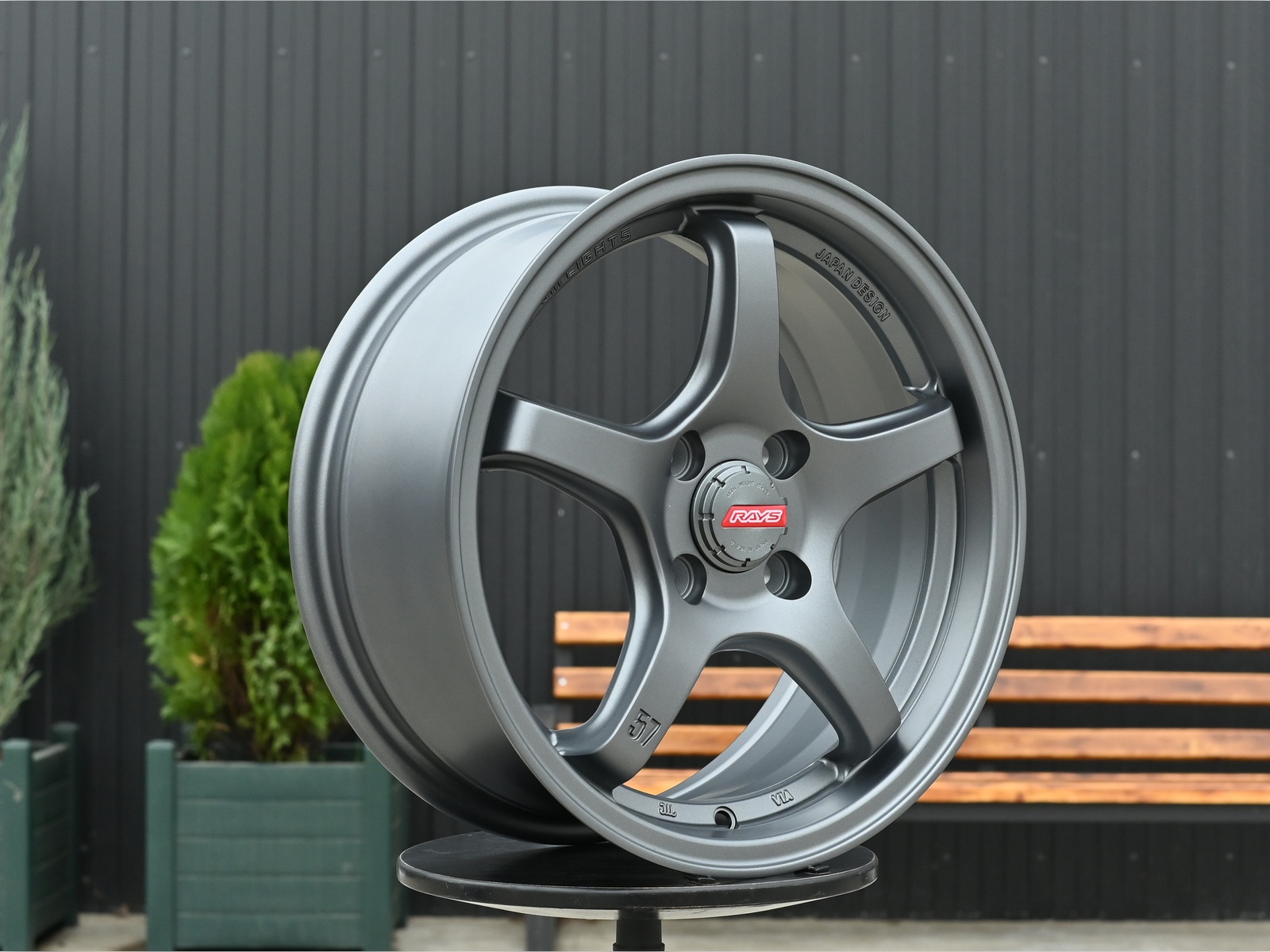 R16 Rays Gram 57CR Стиль 7.0J ET40 4*100 Графит