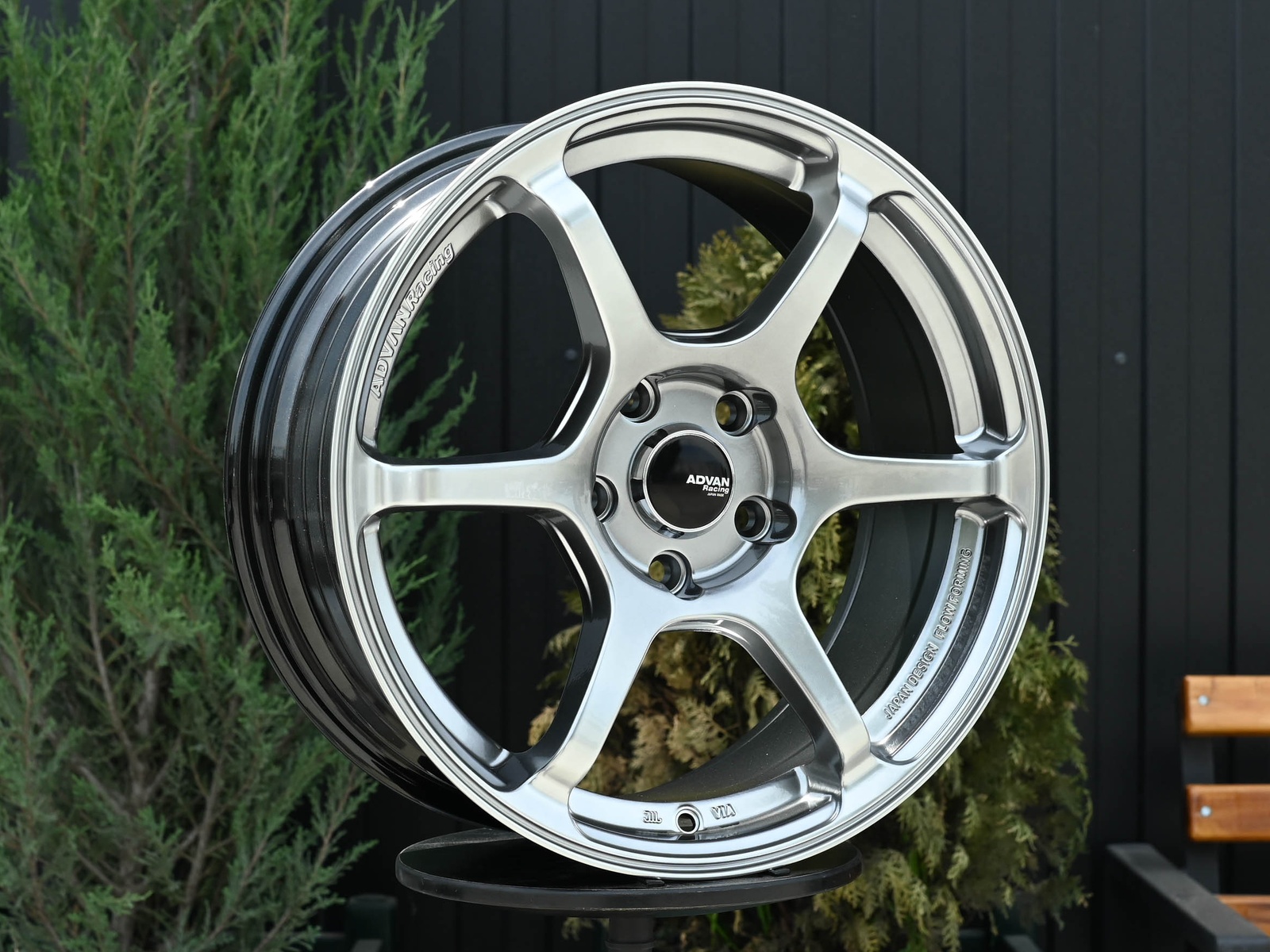 R17 Advan RG4 Стиль 7.5J ET38 5*114.3 Темный хром