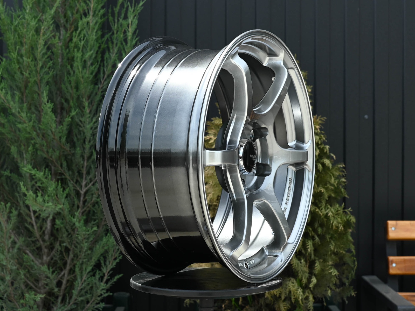 R17 Advan RG4 Стиль 7.5J ET38 5*114.3 Темный хром