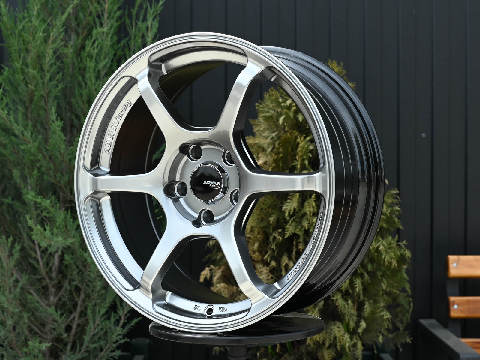 R17 Advan RG4 Стиль 7.5J ET38 5*114.3 Темный хром
