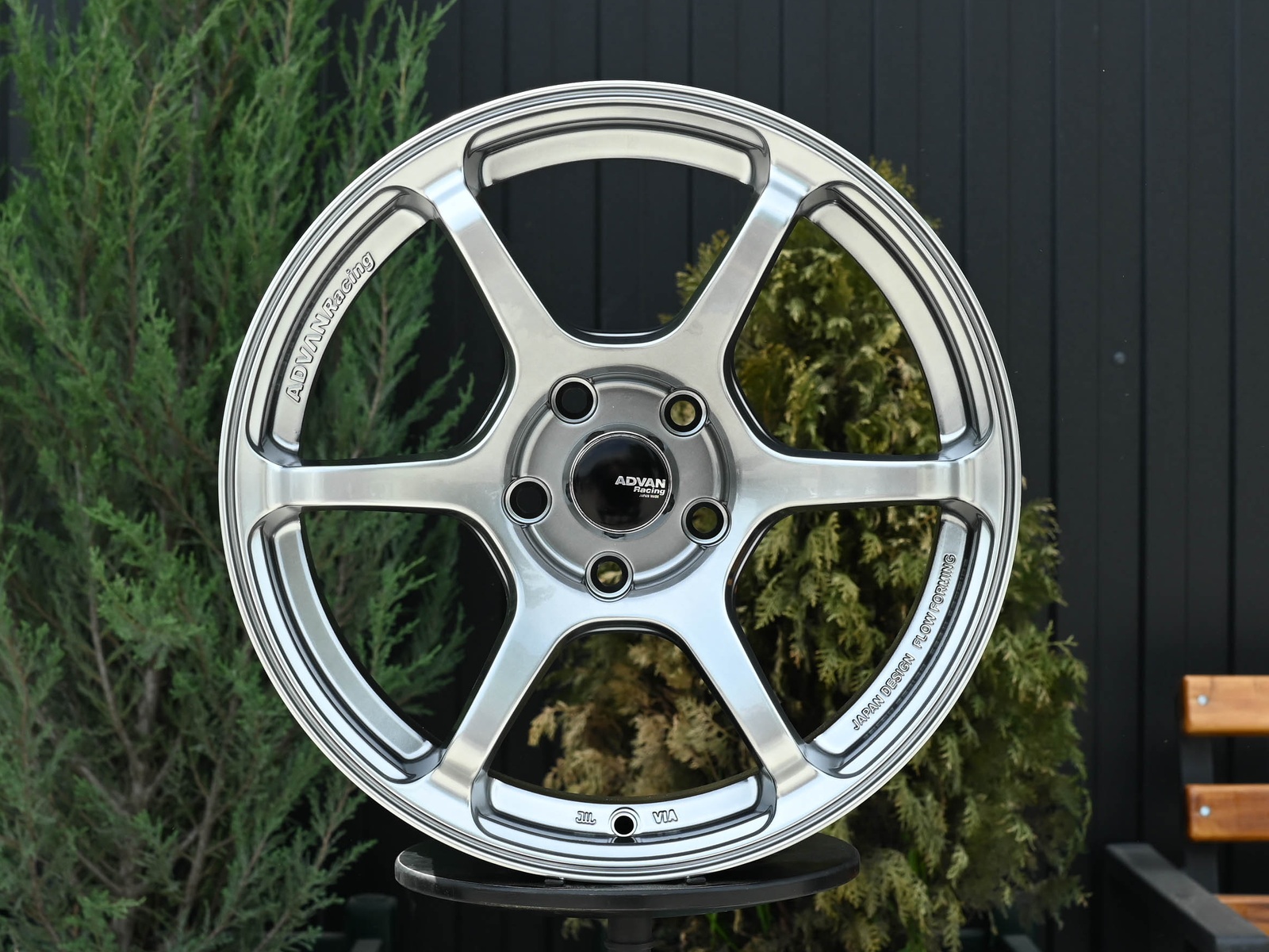 R17 Advan RG4 Стиль 7.5J ET38 5*114.3 Темный хром
