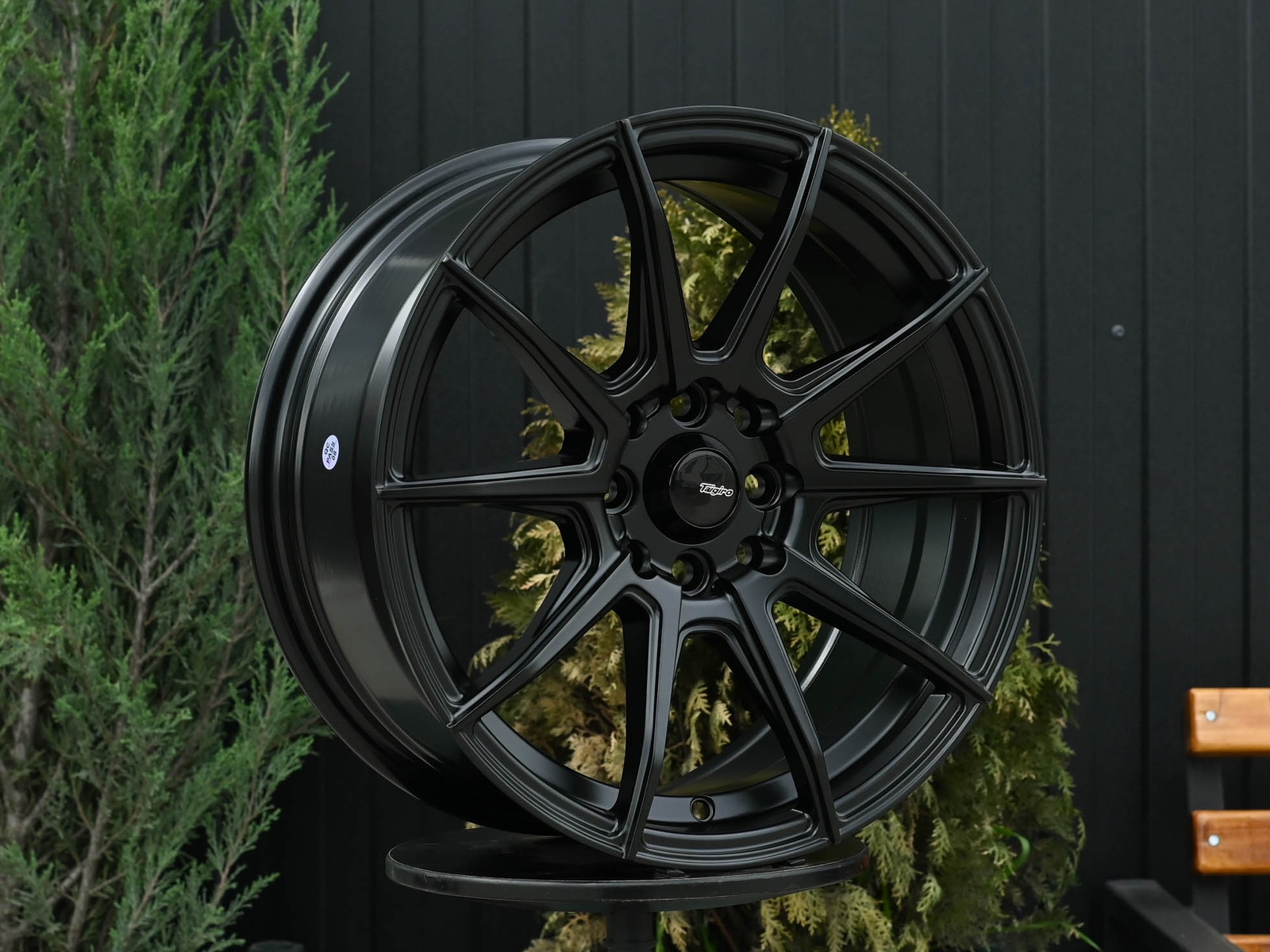 R17 Taigiro Spider 7.5J ET35 4*100/114.3 Черный
