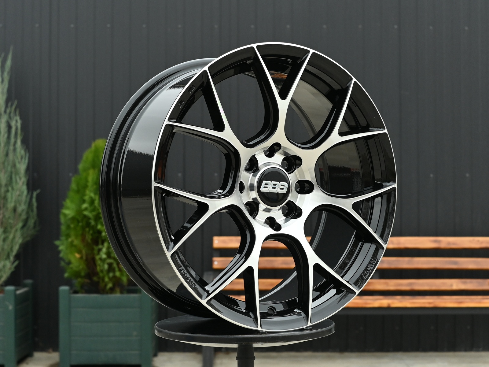 R16 BBS CH-R Стиль 7.0J ET40 4*100/114.3 Черный ФЗ