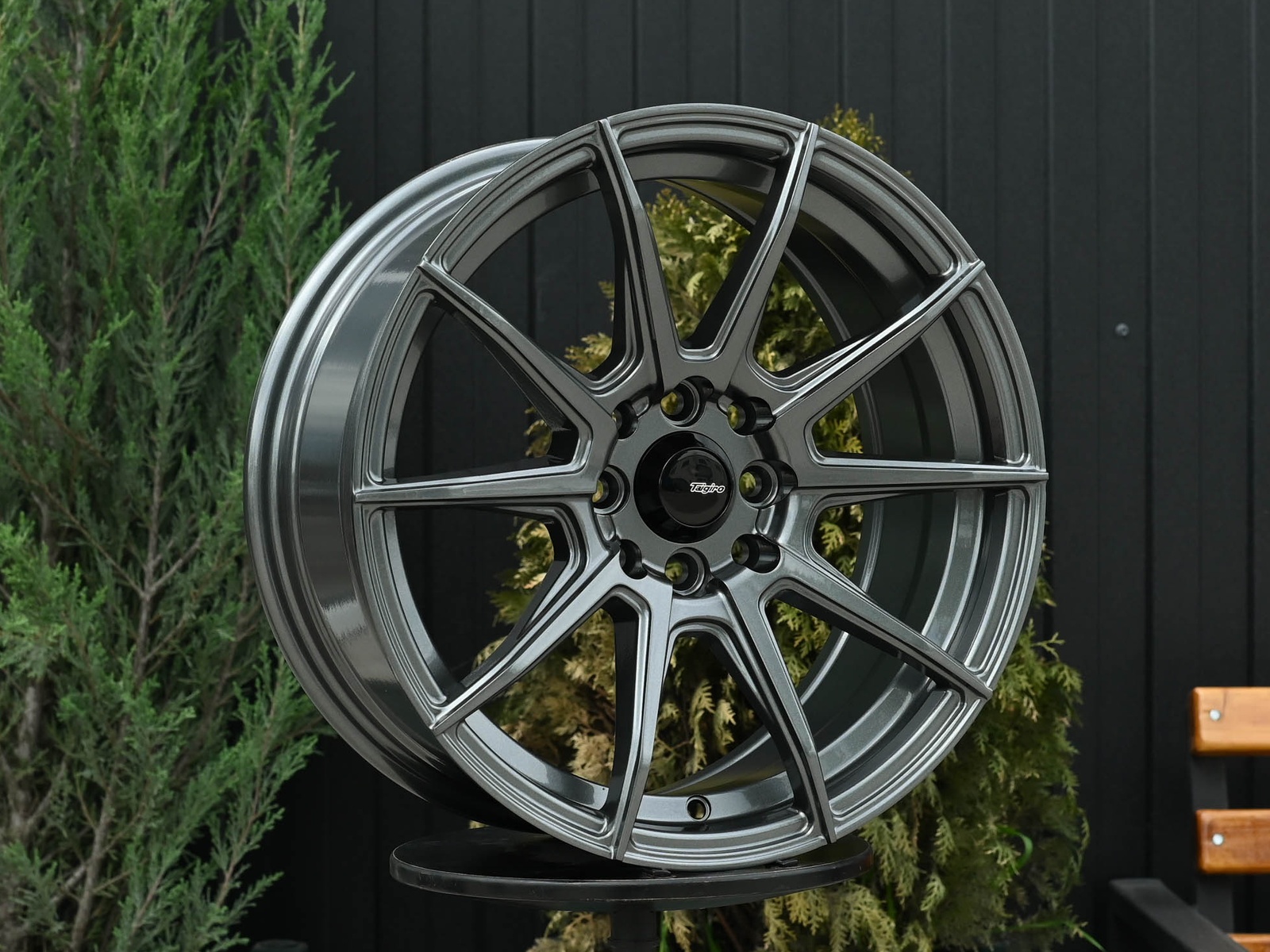 R16 Taigiro Spider 7.0J ET35 4*100/114.3 Графит