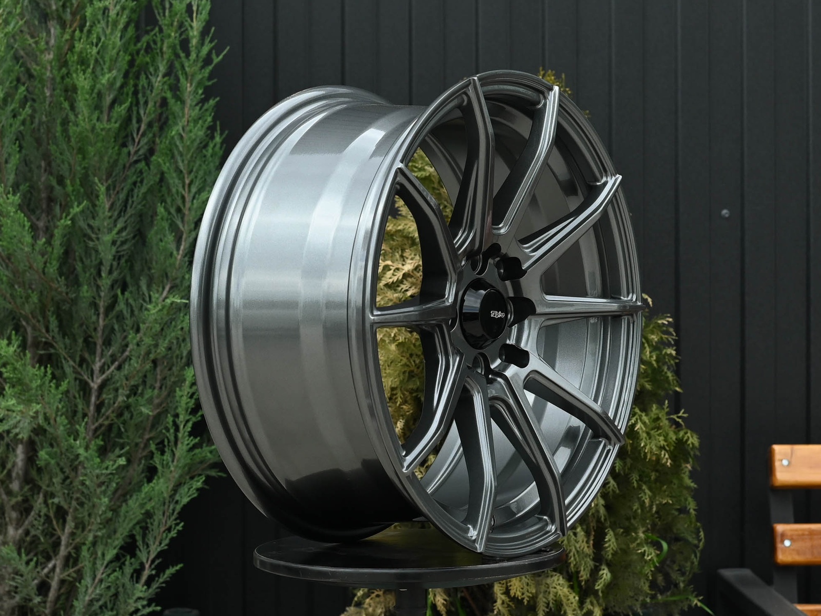 R16 Taigiro Spider 7.0J ET35 4*100/114.3 Графит