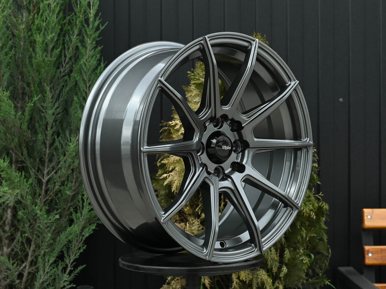 R16 Taigiro Spider 7.0J ET35 4*100/114.3 Графит
