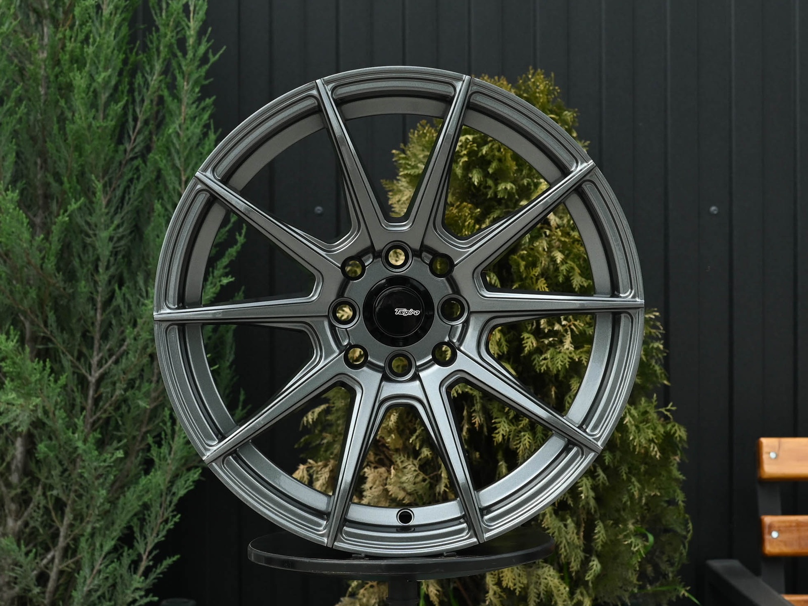R16 Taigiro Spider 7.0J ET35 4*100/114.3 Графит