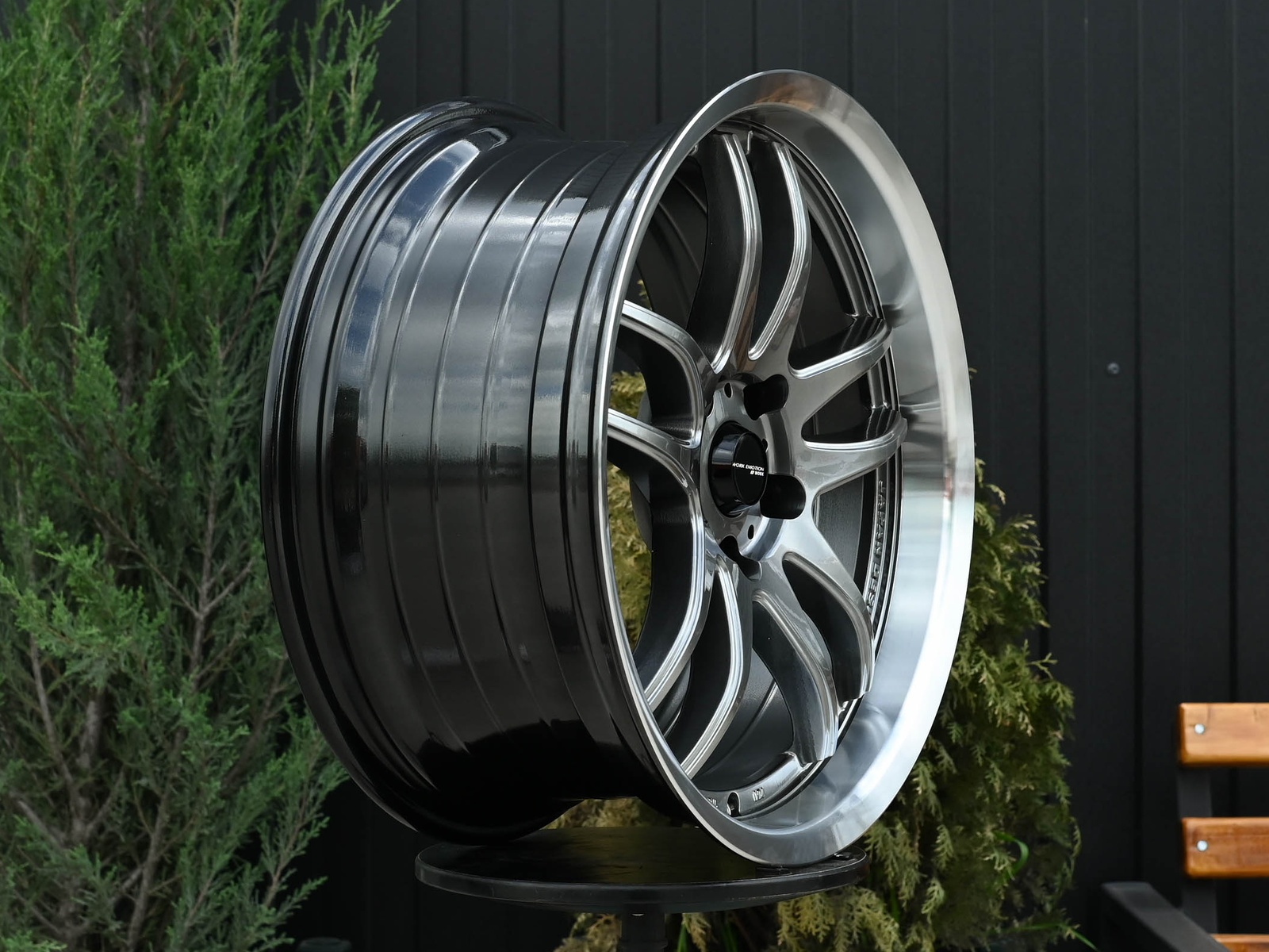 R18 Work Emotion CR2P Стиль 9.5J ET22 5*114.3 Темный хром