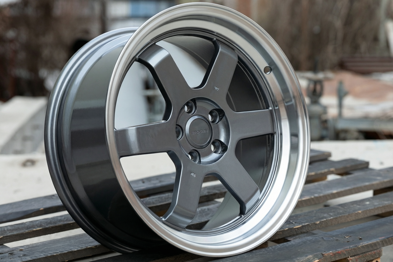 NEW! Комплект дисков Style TE37V R17 8.0j ET35 5*100 (D233)