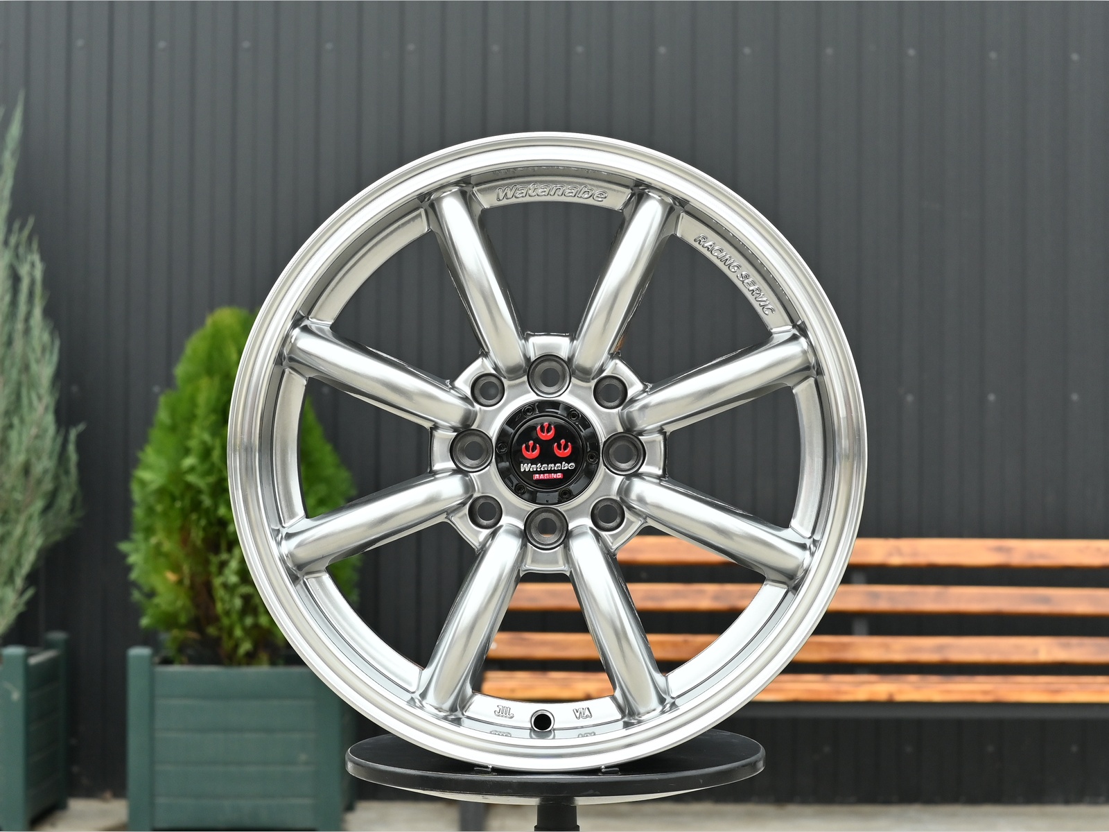 R15 Watanabe Стиль 6.5J ET38 4*100/114.3 Темный хром