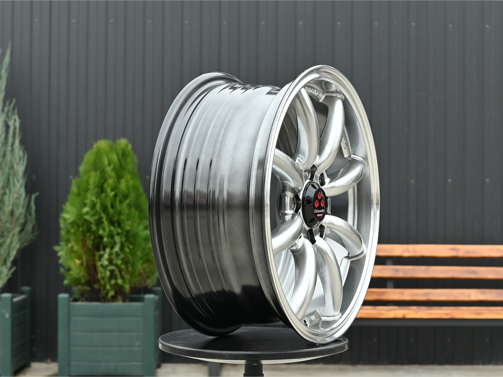 R15 Watanabe Стиль 6.5J ET38 4*100/114.3 Темный хром