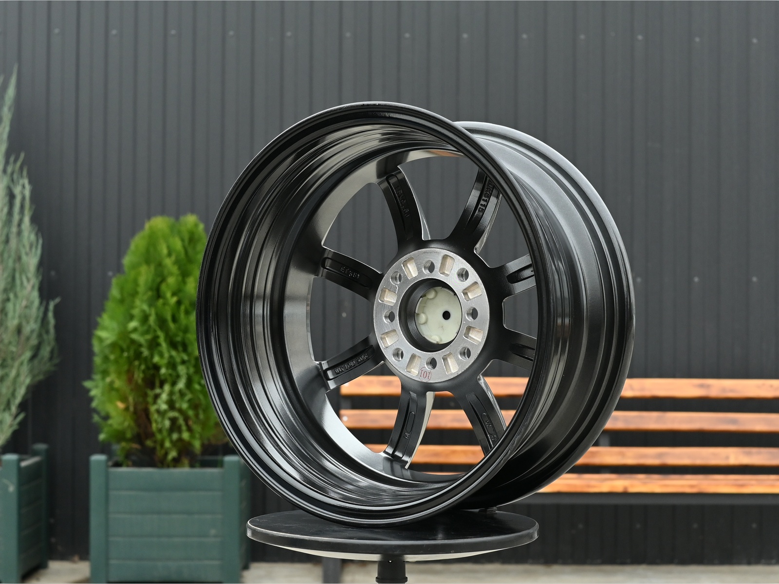 R15 Watanabe Стиль 6.5J ET38 4*100/114.3 Темный хром