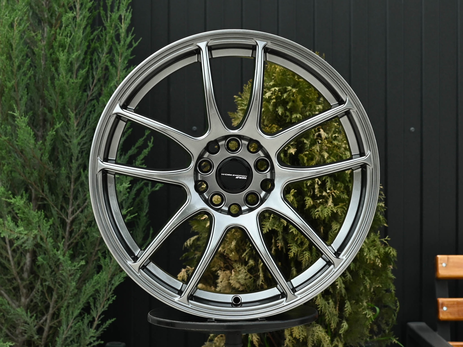 R17 Work CR-Kai Стиль 7.5J ET35 5*100/114.3 Темный хром
