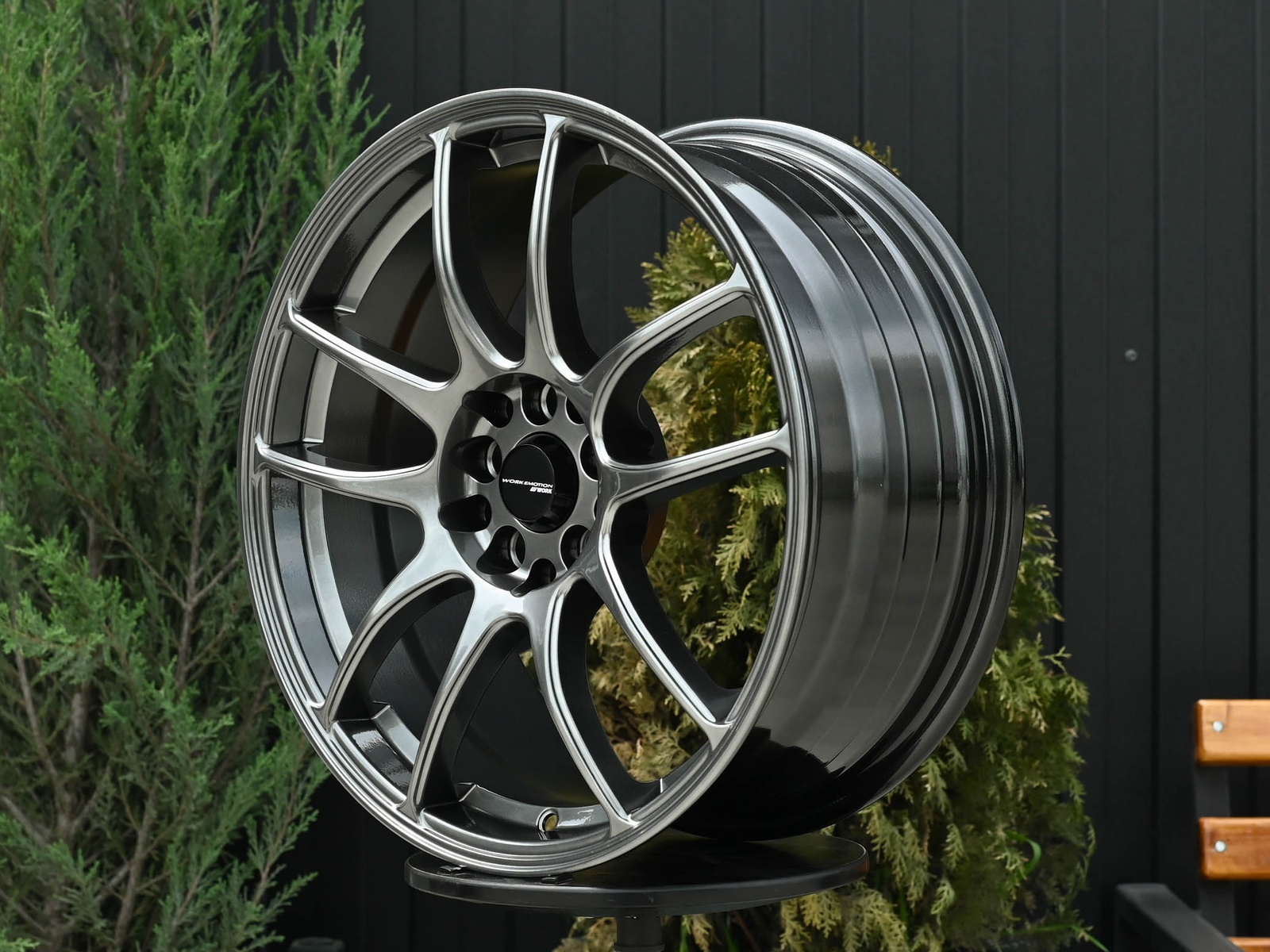 R17 Work CR-Kai Стиль 7.5J ET35 5*100/114.3 Темный хром