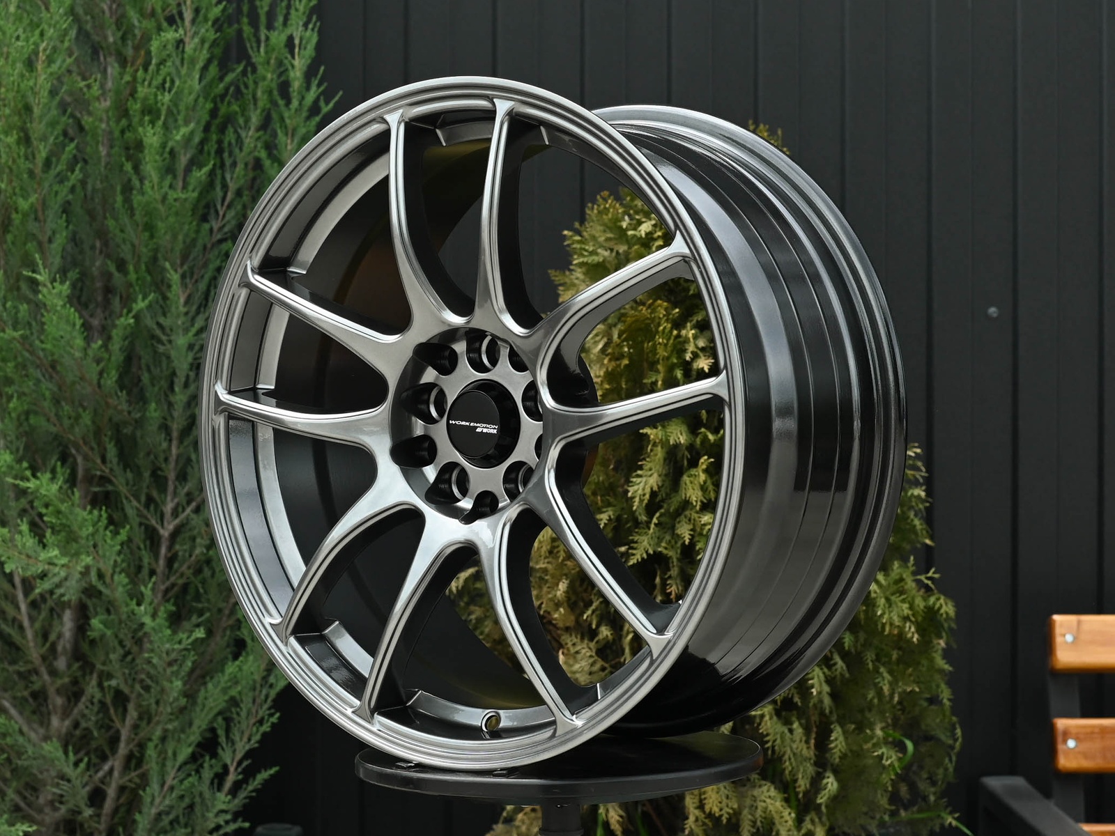 R17 Work CR-Kai Стиль 7.5J ET35 5*100/114.3 Темный хром