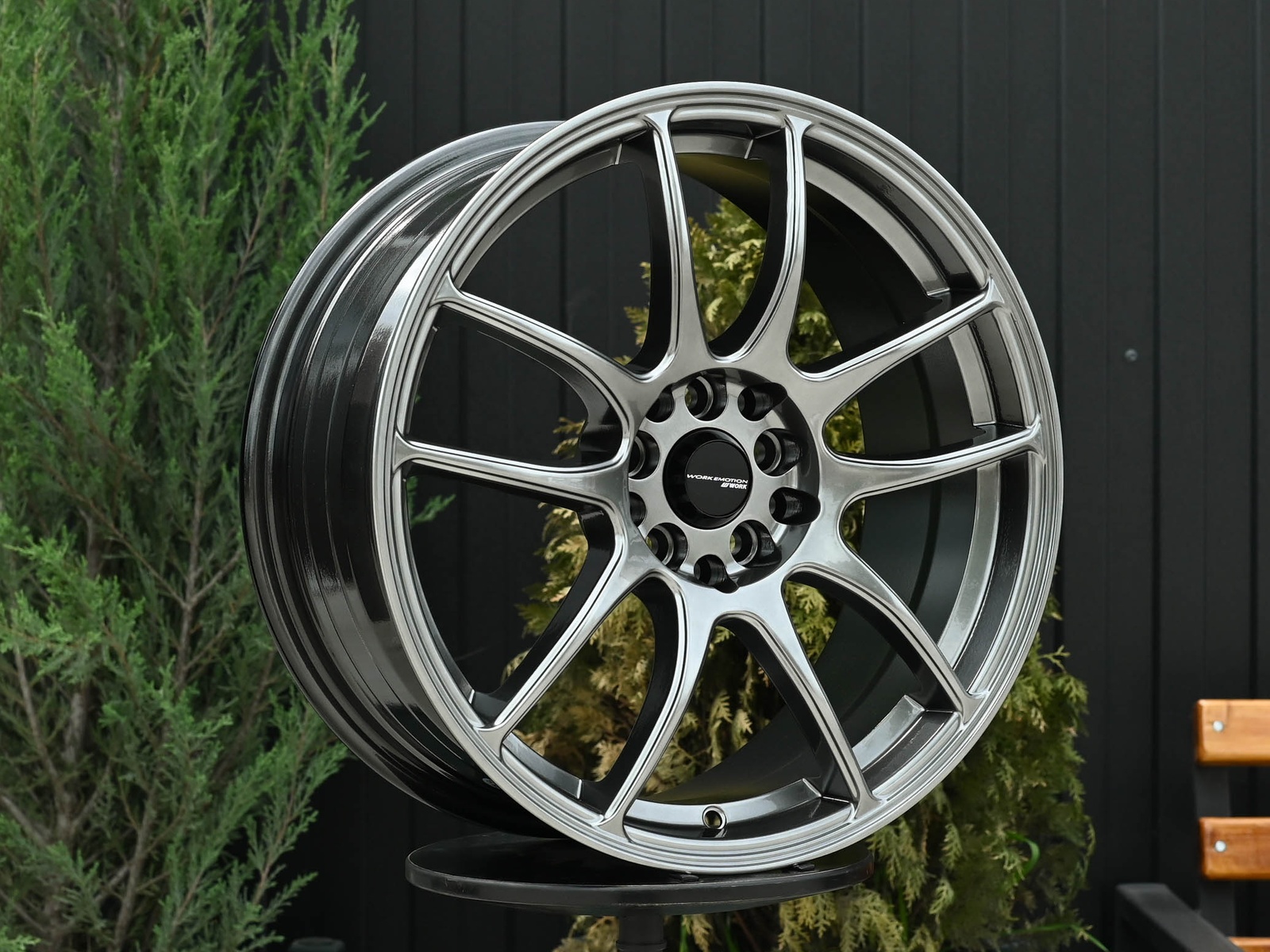 R17 Work CR-Kai Стиль 7.5J ET35 5*100/114.3 Темный хром