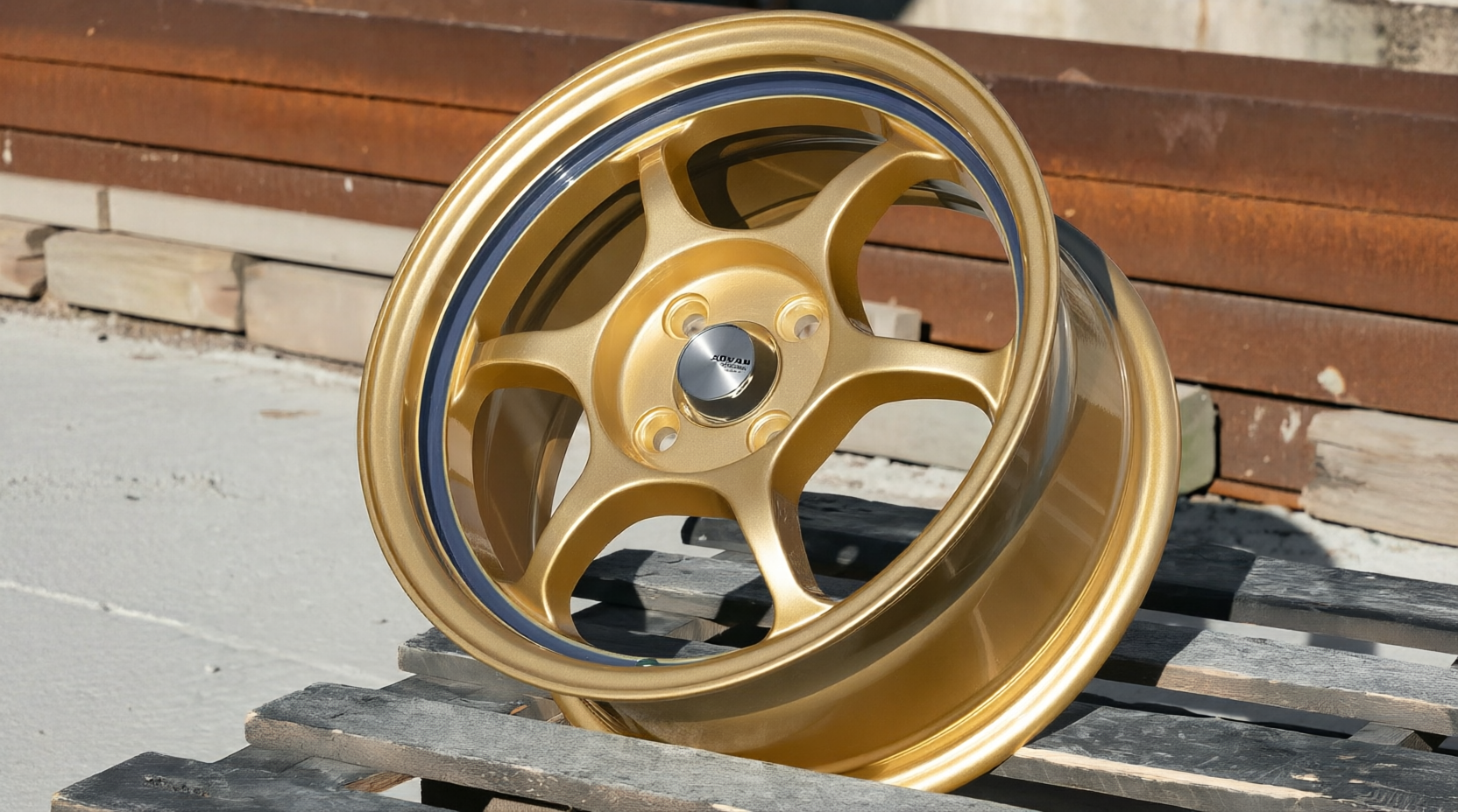 NEW! Комплект Style Advan RG R15 7.0j ET37 4*100 (E071)