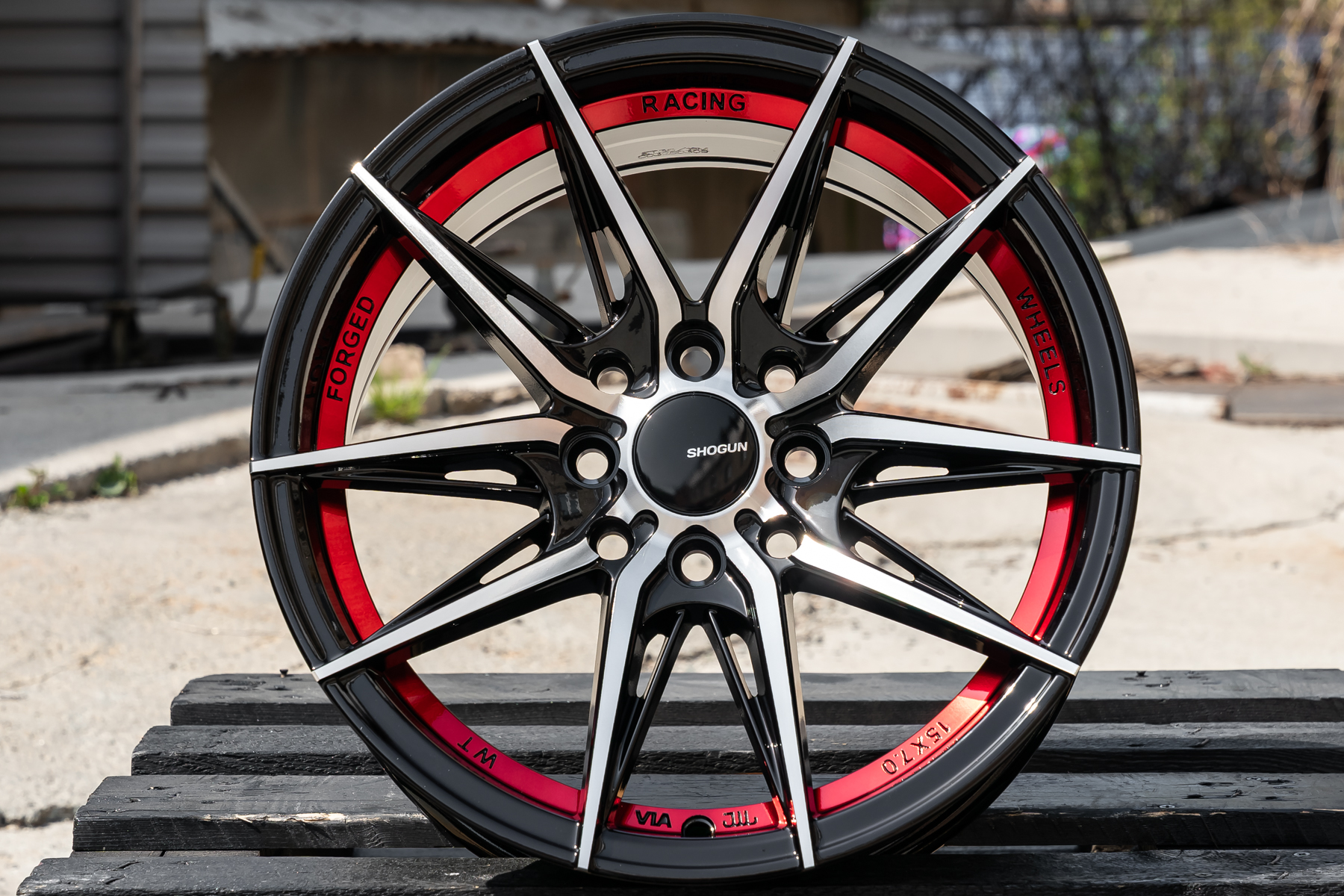 NEW! Комплект дисков Shogun RF-X R16 7.0j ET40 4*100/4*114.3 (S216)