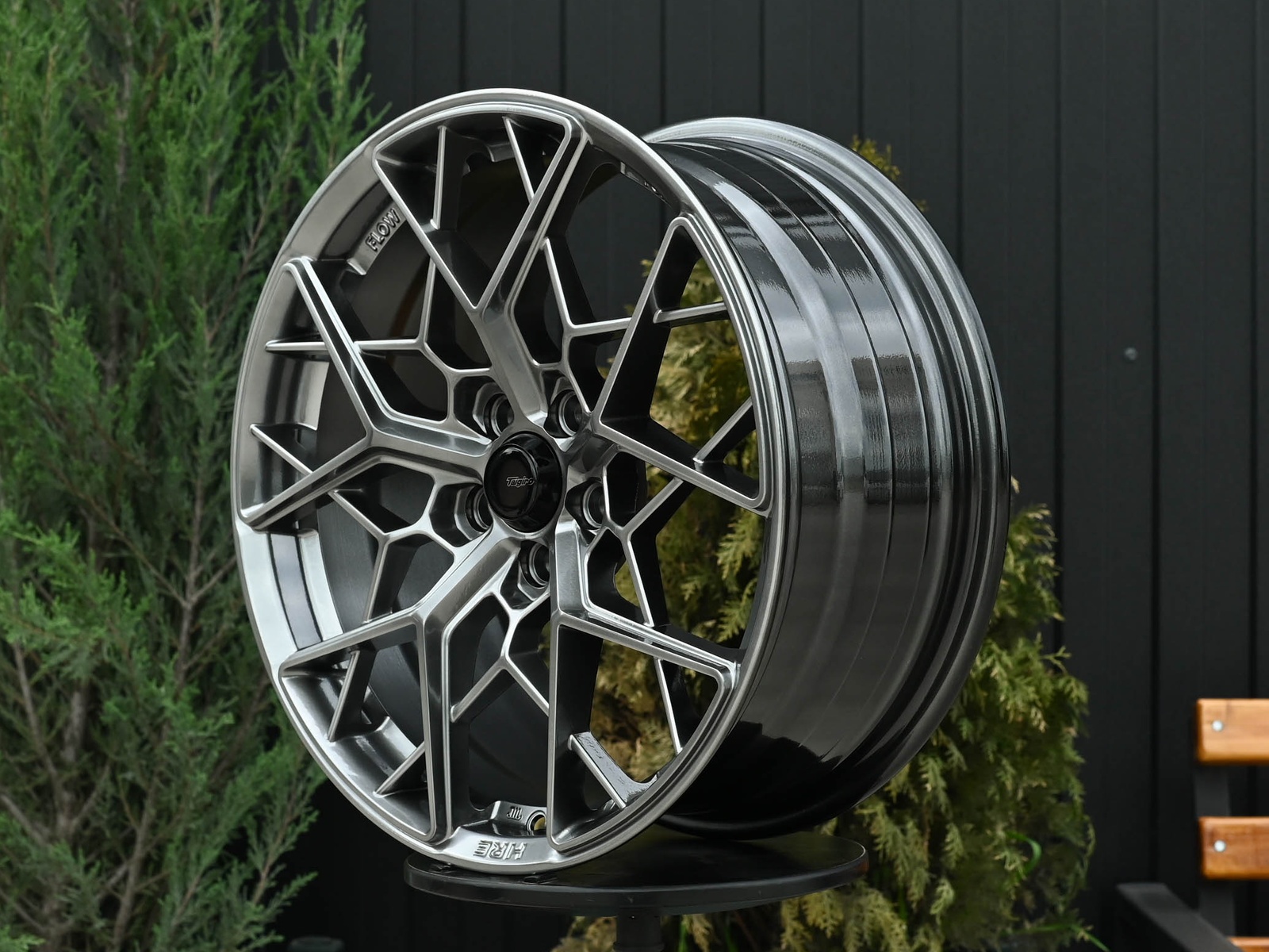 R17 HRE FF10 Стиль 7.5J ET38 5*112 Темный хром