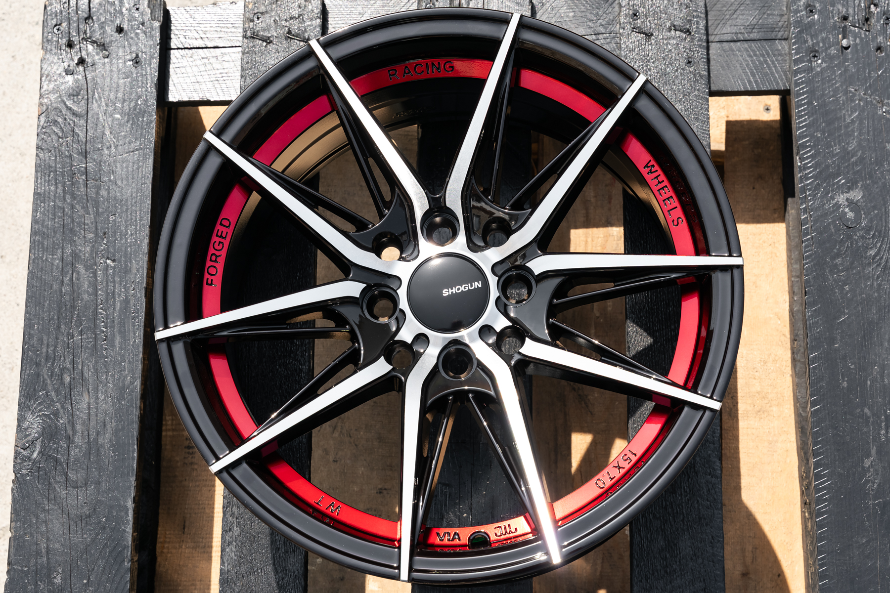 NEW! Комплект дисков Shogun RF-X R15 7.0j ET35 4*100/4*114.3 (S213)