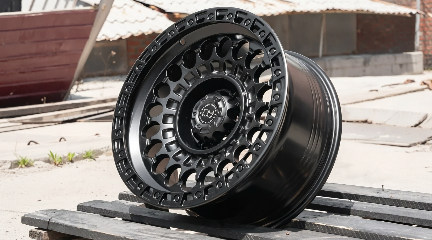 NEW! Комплект дисков FBX 391-8 R18 J9.0 ET+0 6*139.7 (R734) MLJ Black Rhino