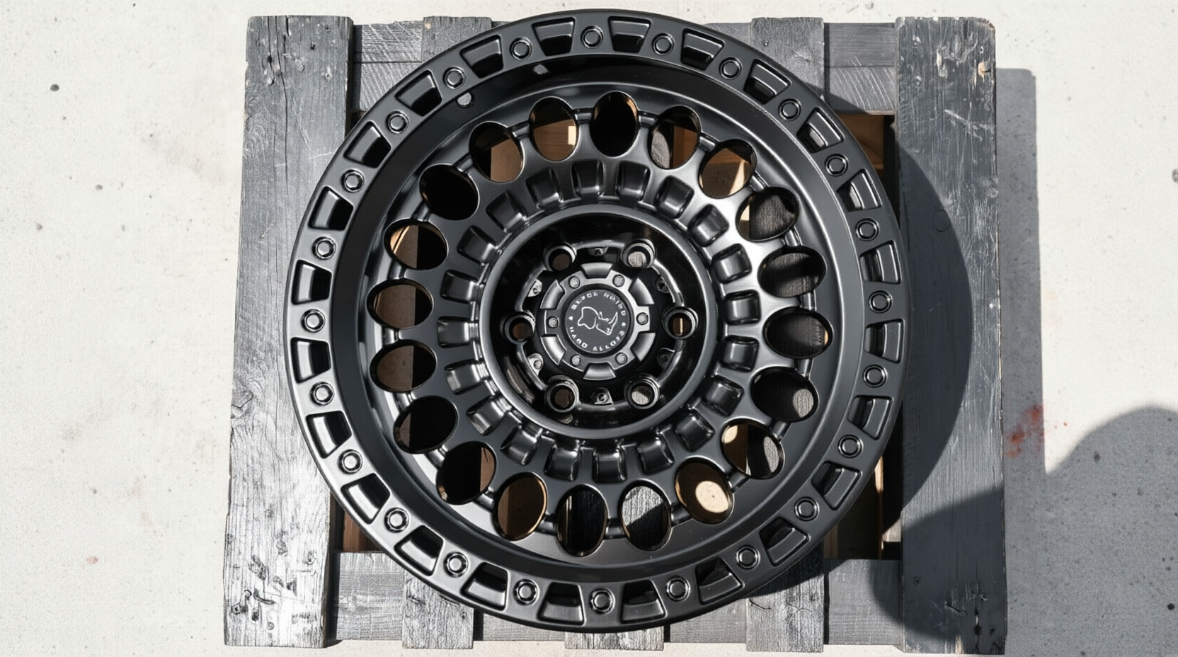 NEW! Комплект дисков FBX 391-8 R18 J9.0 ET+0 6*139.7 (R734) MLJ Black Rhino