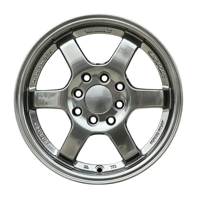 R14 Volk Racing TE37SL Стиль 5.5J ET35 4*100/114.3 Тёмный хром